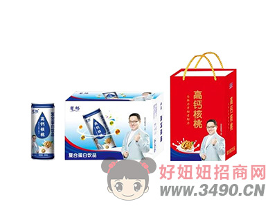 馨畅复合蛋白饮品高钙核桃240ml